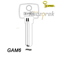 Expres 158 - klucz surowy mosiężny - GAM 6